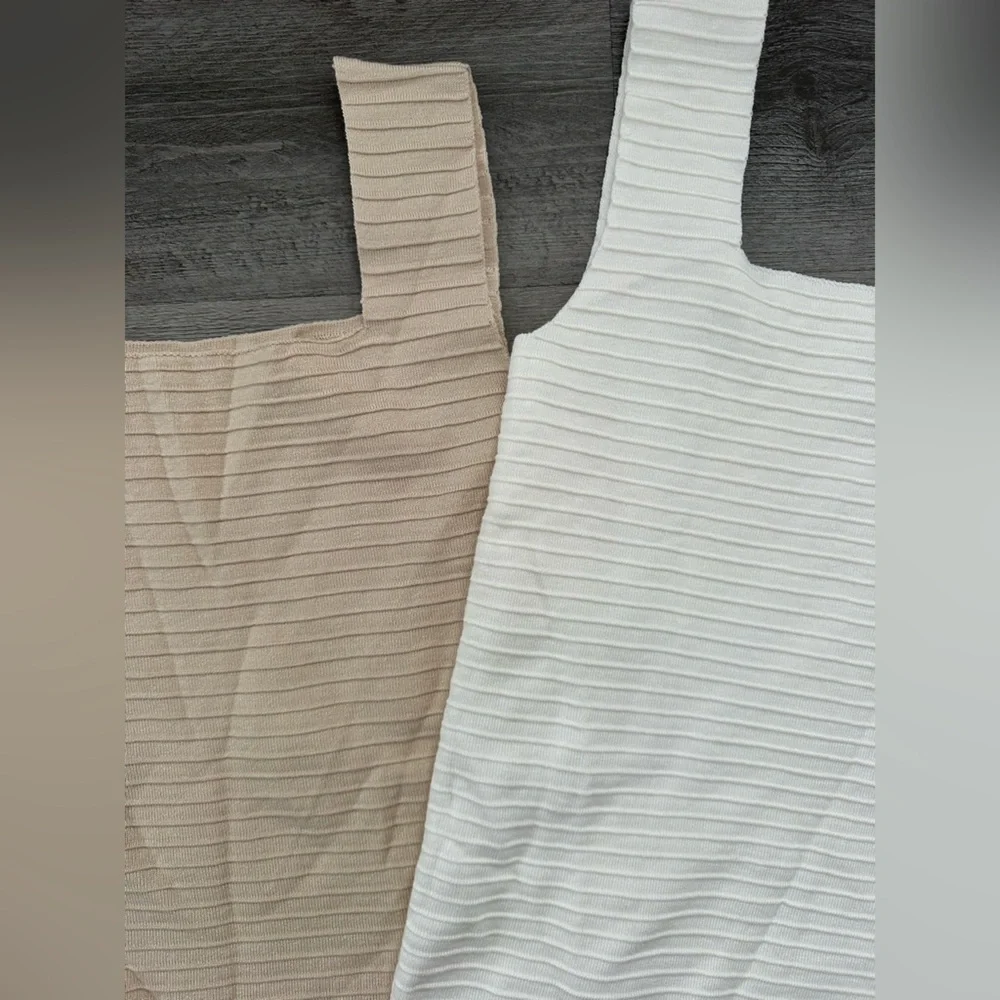 🌻NWOT Ribbed Tank Top Set 🌻 - Picture 6 of 6
